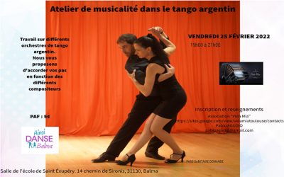 Atelier de musicalité dans le Tango Argentin